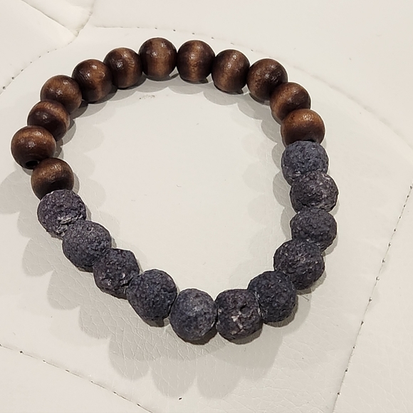 Men's bracelet Lava & Wood - Picture 4 of 4